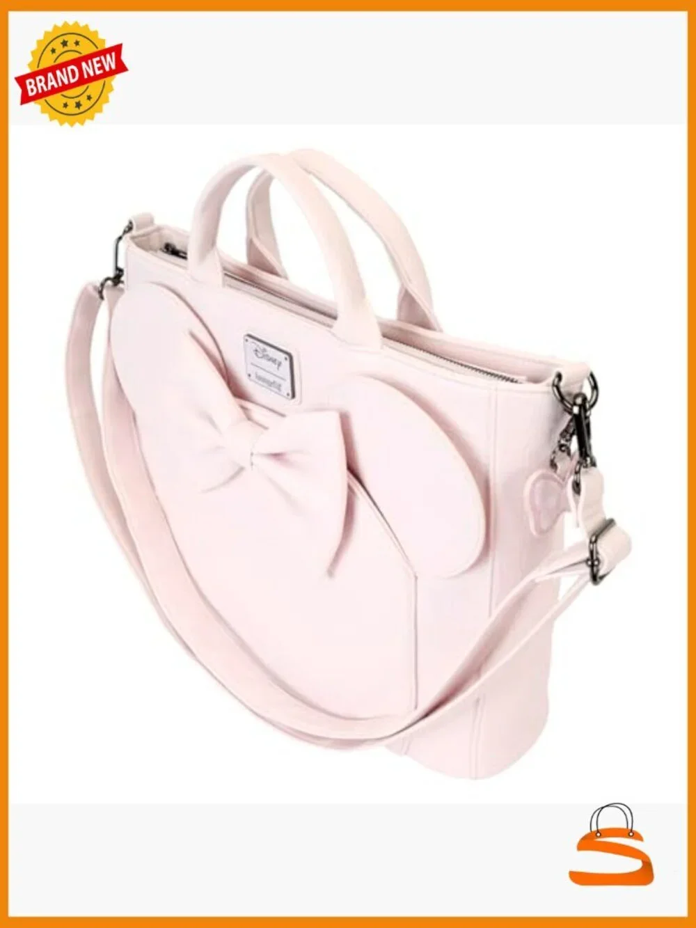 Convertible Backpack & Tote Bag Faux Leather with Detachable Straps